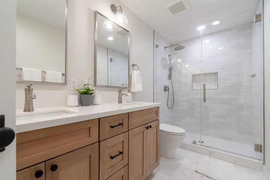 Luxury bathroom renovation with spa-quality finishes in the Bay Area